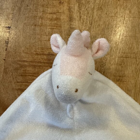 Angel Dear Unicorn Rainbow White Baby Security Blanket Lovey - Picture 4 of 9